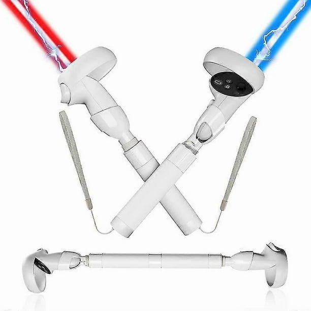 Dual Handle Attachment For Oculus Quest 2 Controller, Handles Extension Grips Compatible For Vr Oculus Quest 2
