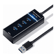 thumbnail image 1 of Hub Usb Bloosom  3.0 4 Puertos Expansor Multi Para Laptop Pc 4 En 1 Negro, 1 of 4