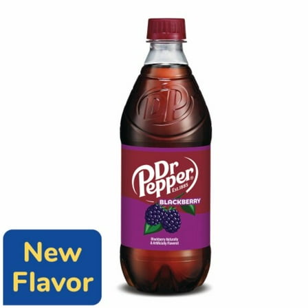 Dr Pepper Blackberry Soda Bottle 20 fl oz