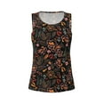 thumbnail image 4 of Easygdp Floral Women's Workout Tank Top, Running Top, Hiking Shirt, Quick-Dry for Running, Yoga, Hiking - X-Large, 4 of 9