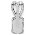 thumbnail image 4 of 925 Sterling Silver Rhodium-plated Aquamarine Pendant; for Adults and Teens; for Women and Men, 4 of 4