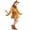 Brown, variant on Wdgfv Girls Cartoon Dress Velour Party Halloween Outfit with Tail and Headband for Kids Brown 8-10 Years