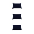 thumbnail image 3 of Decodeary SOFT INFLATABLE FLOCKED PILLOW CAMPING TRAVEL SOFT BLOW-UP SIZE 38CMX25CM RU dark blue 3Set, 3 of 6
