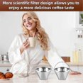 thumbnail image 3 of Stainless Steel Coffee Filter, Suitable for Coffee Filter Replacement, 4 Cone Permanent Coffee Filte, 3 of 5