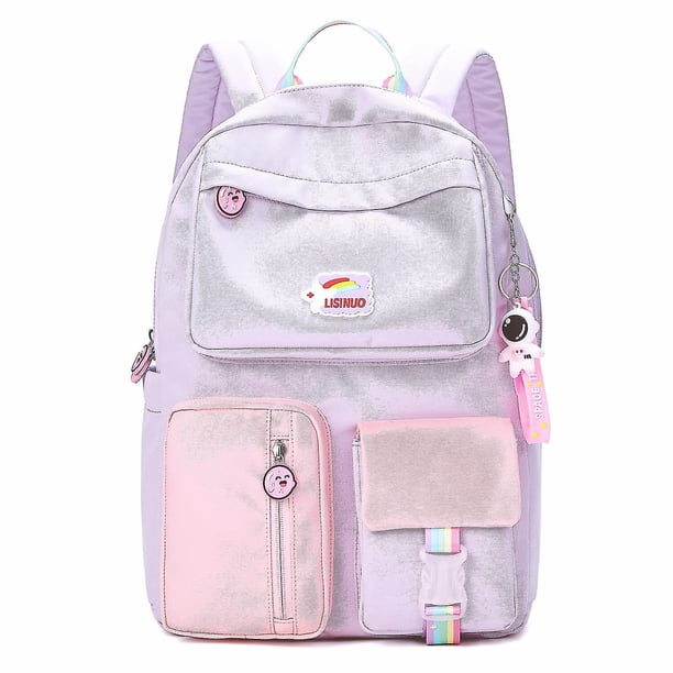 Large 44*31*16cm Mochila para niños para niñas, perfecta para la escuela y viajes, mochila para niños con espalda acolchada y correa ajustable
