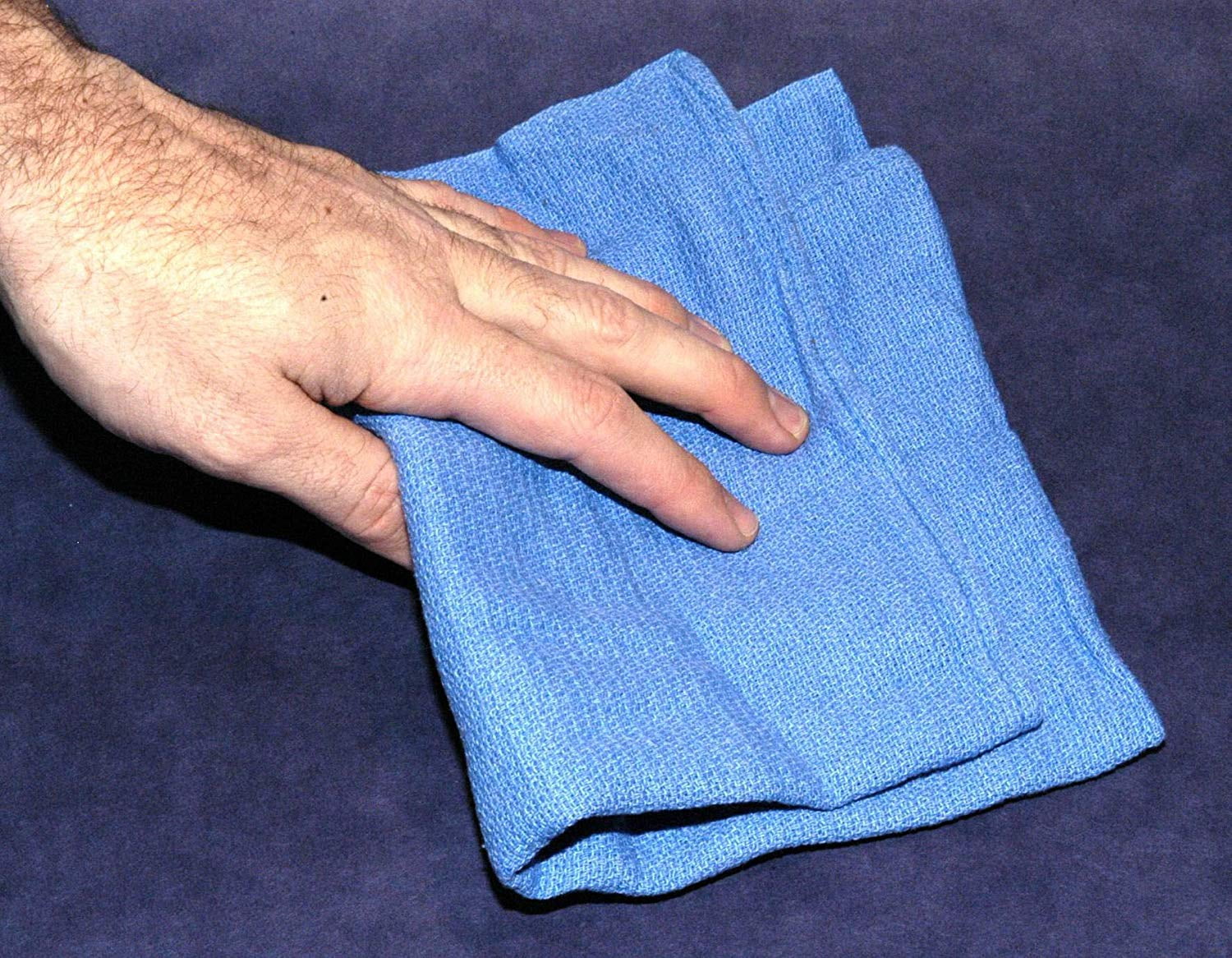 100 New Blue Huck Surgical Towels