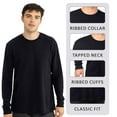 thumbnail image 6 of Next Level Unisex Ideal Thermal Long Sleeve T-Shirt 60/40 Ring-Spun Cotton/Polyester Casual Tee (Black, XS), 6 of 7