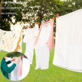 thumbnail image 5 of 8PCS Green Cuerda de algodón suave de 10m, cuerda larga multiusos, cordón trenzado grueso para acampada, jardinería, manualidades, 2 uds., 5 of 5