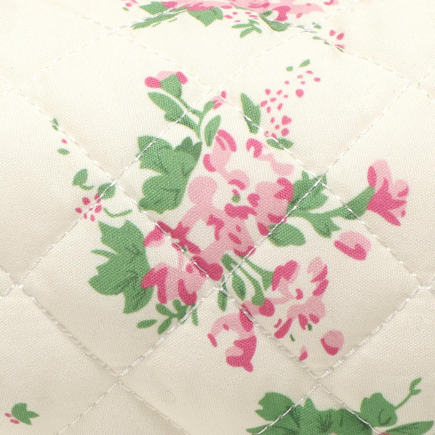 Delamu 3-Piece Quilted Floral Makeup Bag Set photo 8