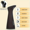 thumbnail image 4 of Touchless Automatic Soap Dispenser – Infrared Sensor, Hands-Free Operation, Adjustable Output, Battery-Powered (AAA Not Included), Modern Black Design for Bathroom, Kitchen, Office, Hotel Use, 4 of 5