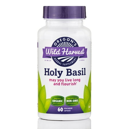 Holy Basil - 60 Vegetarian Capsules by Oregon's Wild