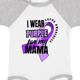 thumbnail image 4 of Inktastic I Wear Purple For My Mama Lupus Awareness Boys or Girls Baby Bodysuit, 4 of 5