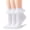 White, variant on TZYDMN Women Ruffle Ankle Socks with Lace Double Layer Fashion Princess Dress Socks, 3 Pairs