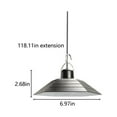 thumbnail image 3 of Solar Pendant Light Outdoor Indoor, Solar Powered Outdoor Lights with Motion Sensor, IP65 Waterproof LED Solar Lights for Inside House, Gazebo, Patio, Barn (Dual Lamps), 3 of 7