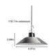 thumbnail image 3 of Solar Pendant Lamp With One Trailer And Two Dual Head Lamps, Solar Courtyard Lamp, Split Wall Lamp, Indoor And Outdoor Lighting, Street Lamp, 3 of 7