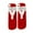 Red, variant on Women's Socks Girls Christmas Cute Coloer Stripe Santa Claus Print Thicken Coral Fleece Keep Warm Socks Sox