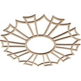thumbnail image 2 of 16"OD x 5 5/8"ID x 3/8"T Augustus Wood Fretwork Pierced Ceiling Medallion, Alder, 2 of 3