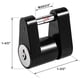 thumbnail image 5 of Riwesomey Bloqueo de remolque Conector pequeño Cerraduras de enganche de acero inoxidable Protector antirrobo duradero Acoplador Reemplazo de Accesorios para vehículos recreativos, 5 of 6