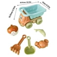 thumbnail image 4 of YWIYIUD 12PCS Reusable Beach Toy Set with Sand Car and Cute Model for Beach Backyard Park Pool and Outdoor Activities Practical Beach Interactive Toys for Parent and Teens, 4 of 8
