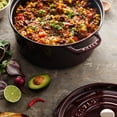 thumbnail image 4 of Staub Cast Iron 7-qt Round Cocotte - Grenadine, 4 of 10