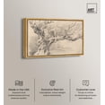 thumbnail image 2 of Old Oak Tree Canvas Vintage Illustration by Art Remedy, Gold Frame, 45" x 30", 2 of 7