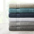 thumbnail image 5 of Madison Park Signature 800gsm 100% Cotton Bath Sheet 2-Piece Set 34x68", Silver, 5 of 5