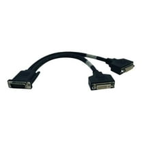 Tripp Lite DMS-59 to Dual DVI Splitter Y Cable (M to 2x DVI-I F) 1-ft.(P576-001)