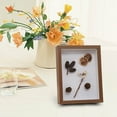 thumbnail image 4 of Chamoist Shadow Box Picture Frame,Shadow Box Frame,HD Glass Wooden Hollow Photo Frame,Memory Box Display Case for Memorabilia Flower Awards Medals Wedding Photos and Keepsake, Pet Memorial Shadow Box, 4 of 9