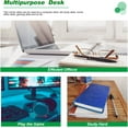 thumbnail image 3 of BestOffice 47-Inch Computer Desk, Bookshelf – Extra Large Modern Study & for Home Office, Black, 3 of 7