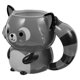 thumbnail image 2 of Preciosa taza de café, taza de cerámica con forma de mapache, taza de agua de cerámica, taza de agua, taza de capuchino, regalo, 2 of 7
