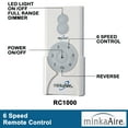 thumbnail image 2 of 60" Minka Aire Simple Flush Gray Outdoor Hugger Ceiling Fan, 2 of 6