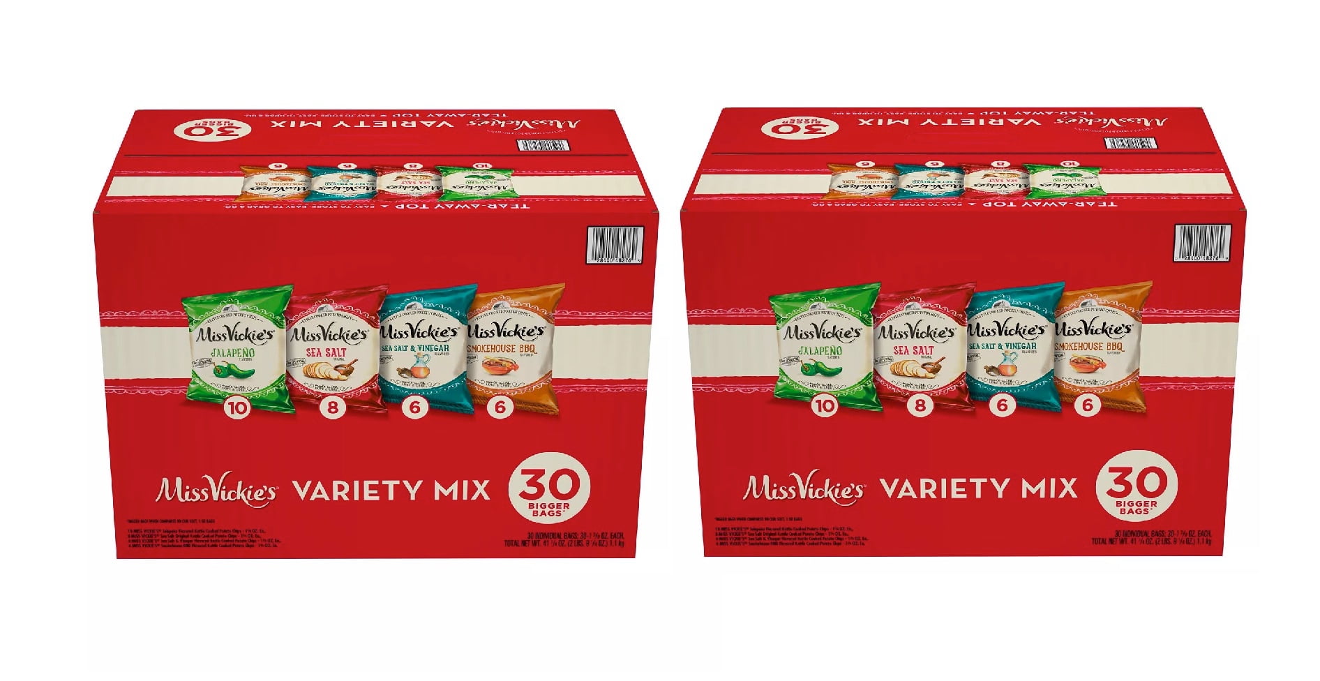 Miss Vickie's Potato Chips Variety Pack (30 pk.) 2PK