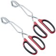 thumbnail image 1 of Stainless Steel Scissor Tongs 11-inch Heavy Duty Grilling Tongs, Set Of 2, 1 of 5