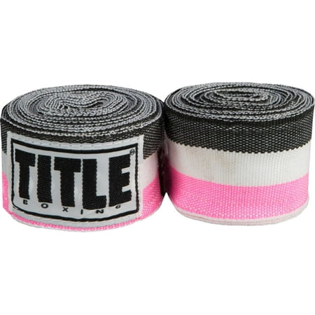 pink boxing hand wraps