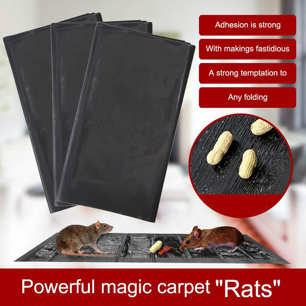 47" PU Leather Strong Adhesive Snake Traps, Extra Large Rat/Mouse Glue Traps 