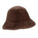 thumbnail image 3 of Sombrero de pescador de invierno para mujer, ideal para caminar, pescar, ir de compras al libre, regalo de cumpleaños marrón, 3 of 8
