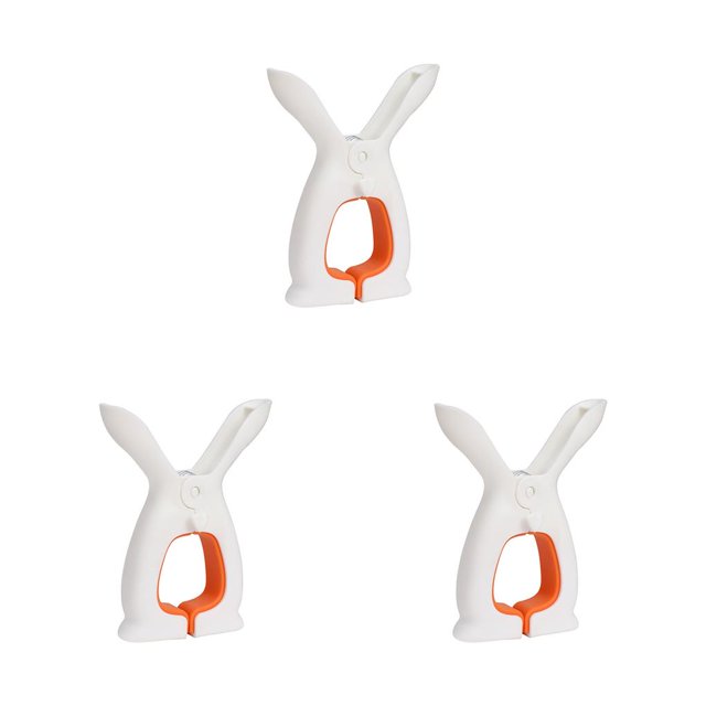 Pinzas de ropa Monstrate para colgar tendedero clip de secado Grande Blanco Naranja 3Conjunto