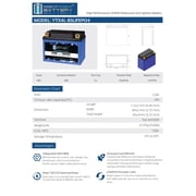 YTX4L-BS Lithium Replacement Battery Compatible with Aeon Benzai, Kasea Qianjiang - 6 Pack