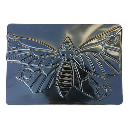 Making A Round Patio With Pavers DIY Butterfly Path Maker Mold Manually Paving Concrete Molds Stepping Stone Road Making Tool (Black) ()