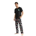 thumbnail image 2 of Men's short-sleeved long pants casual comfortable home wear set that can be worn outside, 2 of 4