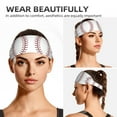 thumbnail image 6 of Unisex White Baseball Sweatband Sports Headband For Running Cycling Yoga Workout Stretchy Hairband, 6 of 7