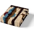 thumbnail image 4 of Juego de sábanas de ciervo tamaño Queen, funda nórdica de caza de ciervos para niños pequeños Boho, 4 of 6