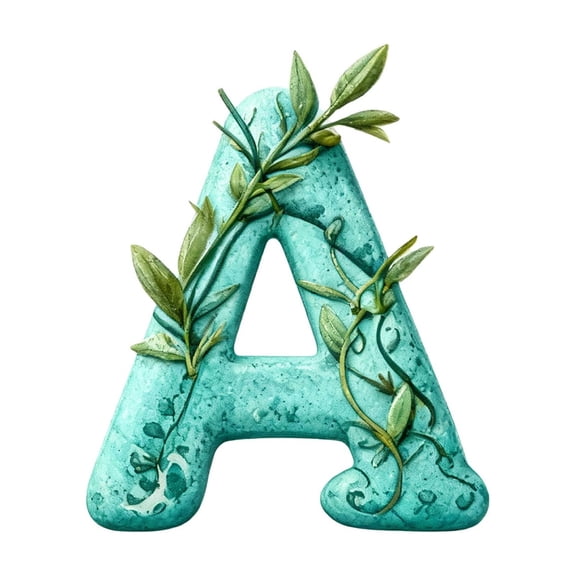 A 2D Style Acrylic Initial For Bag Charm Personalization And Car Interior Decor