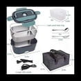 thumbnail image 1 of Electric Lunch Box 40W Portable Lunch Warmer Food Warmer Adult Car Fast Heating Lunch Box with Leak Proof Lid US Plug,dark green, 1 of 9