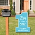 thumbnail image 2 of Big Dot of Happiness 1st Birthday Boy - Fun to be One - Party Decorations - First Birthday Party Welcome Yard Sign, 2 of 8
