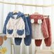 thumbnail image 3 of Conjunto de ropa de lana para niños y bebés, pijama Infantil de invierno cálido con capucha, ropa de casa, pijamas de Navidad, Unisex, novedad, 3 of 3