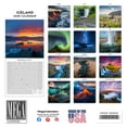 thumbnail image 3 of 2025 2026 Iceland Calendar - Scenic Monthly Wall Calendar - 12 x 24 Open - Thick No-Bleed Paper - Giftable - Academic Teacher's Planner Calendar Organizing & Planning - Made in USA, 3 of 10