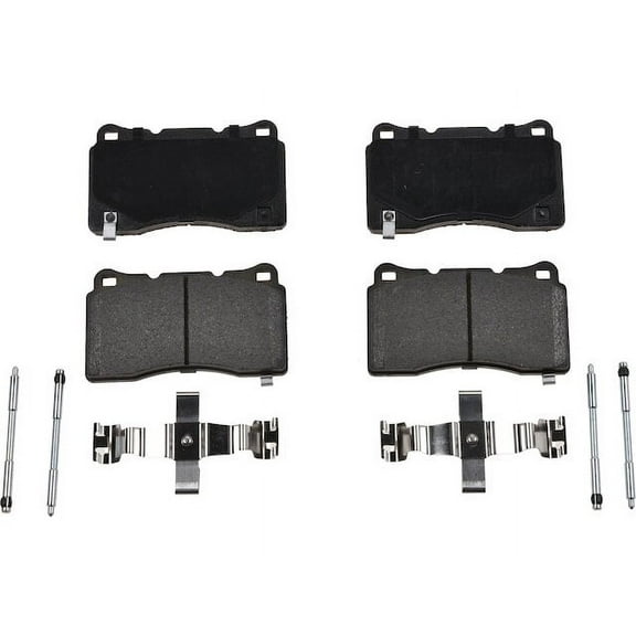 Front Brake Pad Set - Compatible with 2016 - 2022 Chevy Camaro 2017 2018 2019 2020 2021