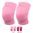 thumbnail image 3 of Rodilleras protectoras deportivas Unique Bargains Transpirable Flexible Rodillera Soporte Esponja Rosa Talla M, 3 of 7