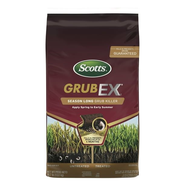 Scotts GrubEx1 Season Long Grub Killer, 28.7 lbs., Treats 10,000 sq. ft.